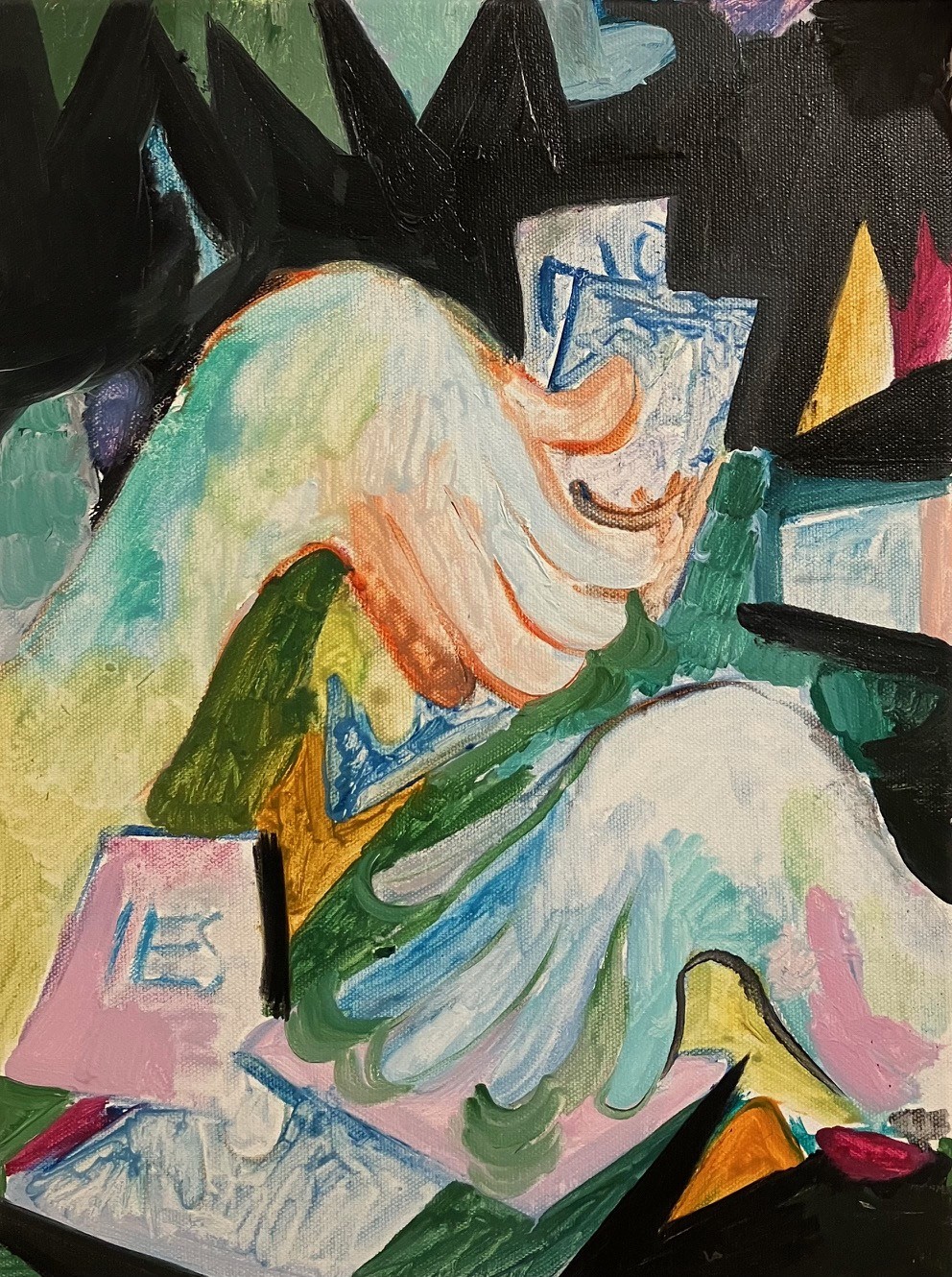 Lorenza Boisi, Clairvoyance, Olio su Tela, 40x30cm, 2018