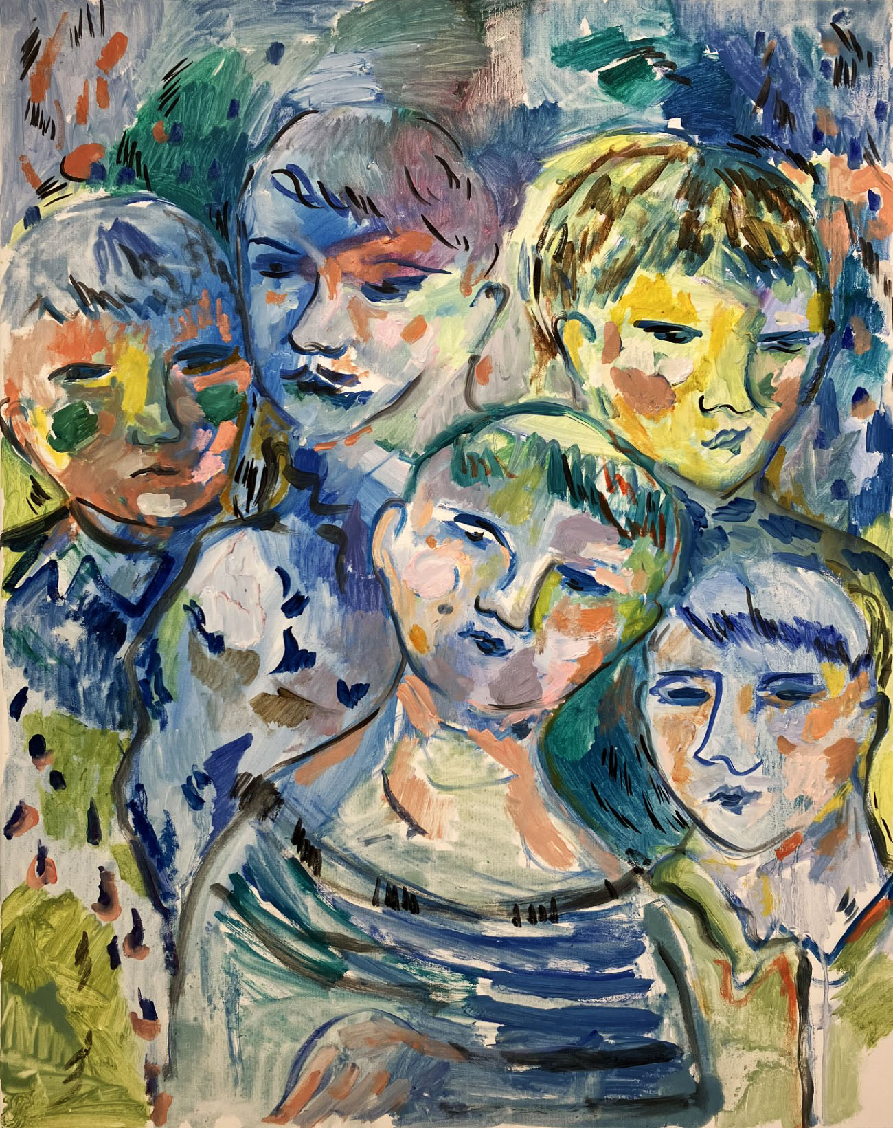 Lorenza Boisi, Untitled, Olio su Tela, 100x80cm, 2021