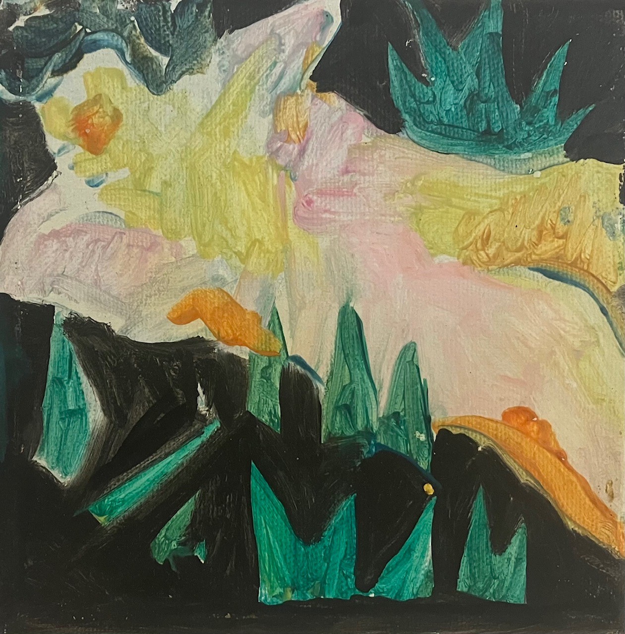 Lorenza Boisi, Untitled, Olio su Tela, 15x15cm, 2019_