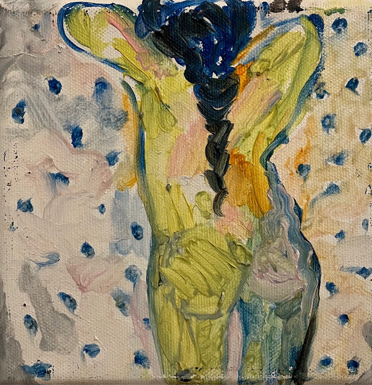 Lorenza Boisi, Untitled, Olio su Tela, 15x15cm, 2019__
